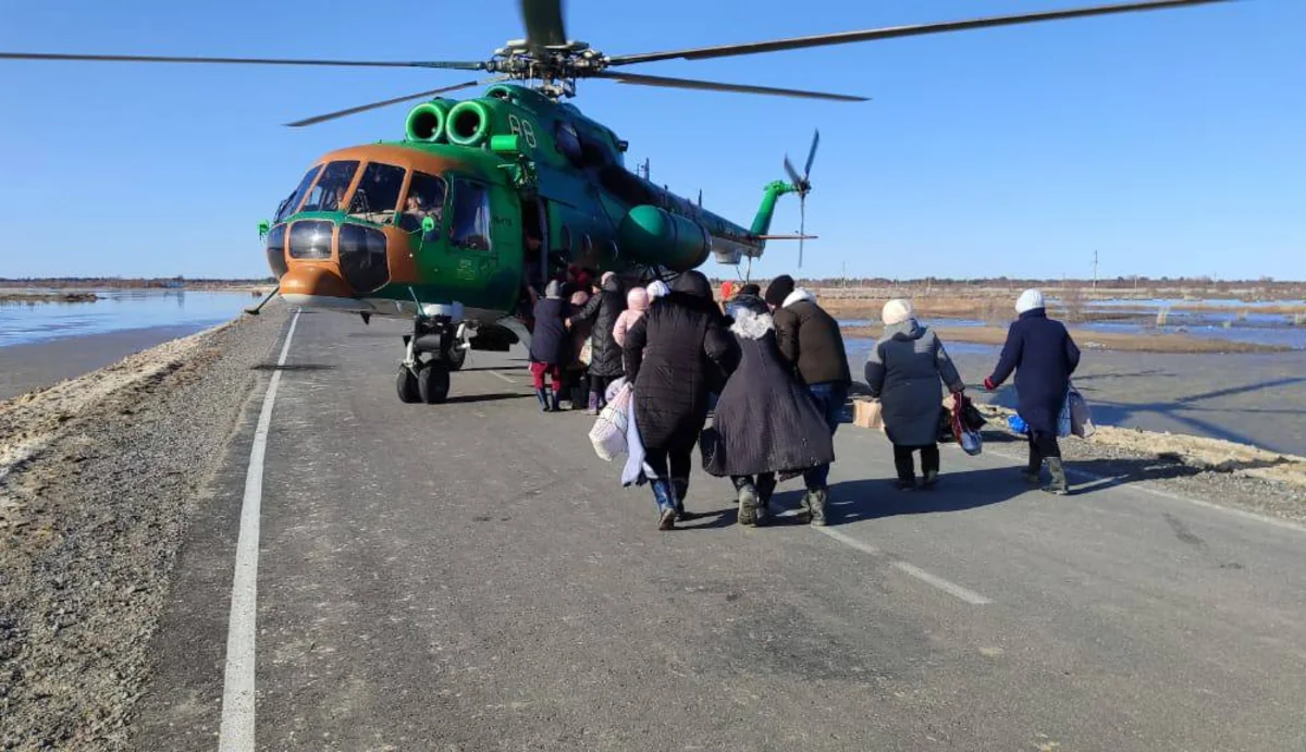 На западе Казахстана объявили эвакуацию из-за половодья