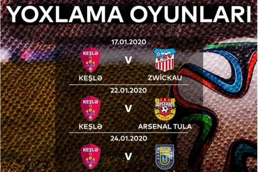 “Keşlə”nin Türkiyədə keçirəcəyi təlim-məşq toplanışı zamanı rəqibləri müəyyənləşib