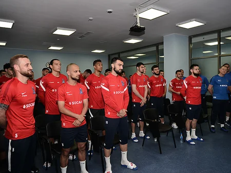 AFFA rəhbərliyi milli komanda ilə görüşüb