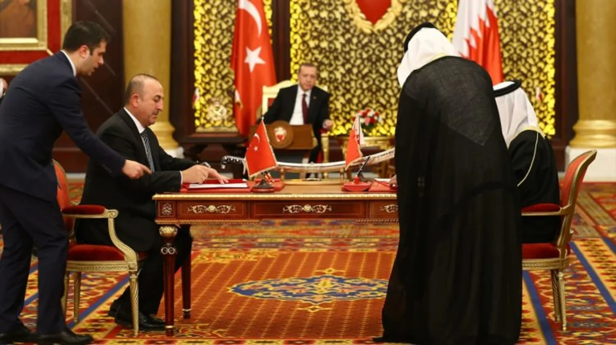 Türkiyə ilə Bəhreyn bir neçə sahə üzrə əməkdaşlıq sazişi imzalayıb