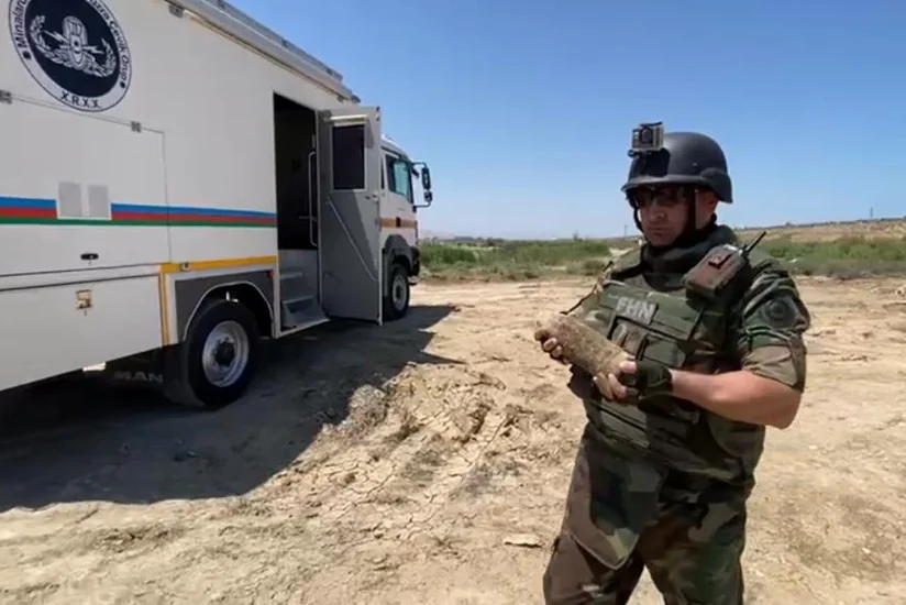 Sumqayıtda hərbi sursat tapılıb