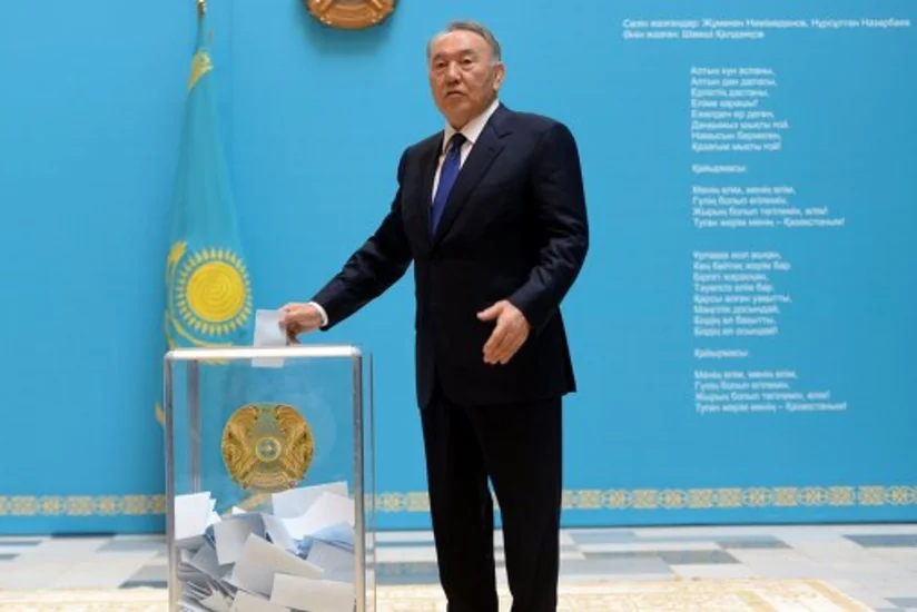 Exitpol: seçicilərin 97,5 faizi Nursultan Nazarbayevə səs verib