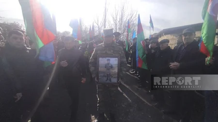 Предан земле погибший вчера в ДТП в Лачыне военнослужащий Сахават Ахундов