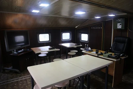 Zakir Həsənov təlimin komanda idarəetmə məntəqəsində oldu - VİDEO