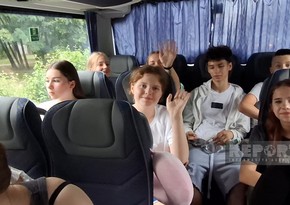 Шестая группа детей отправляется на реабилитацию в Азербайджан