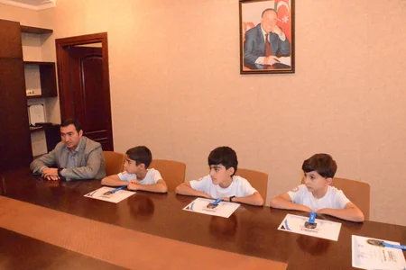 Avropa çempionatında uğur qazanmış taekvondoçularla görüş olub