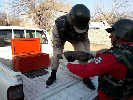 Ötən ay Azərbaycanda 158 ədəd partlamamış hərbi sursat tapılıb