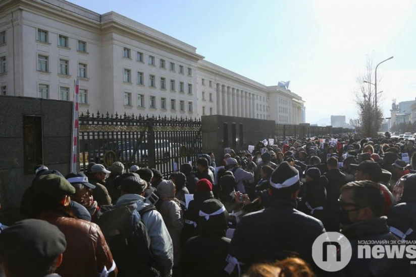 Protest demanding arrest of officials staged in Mongolia