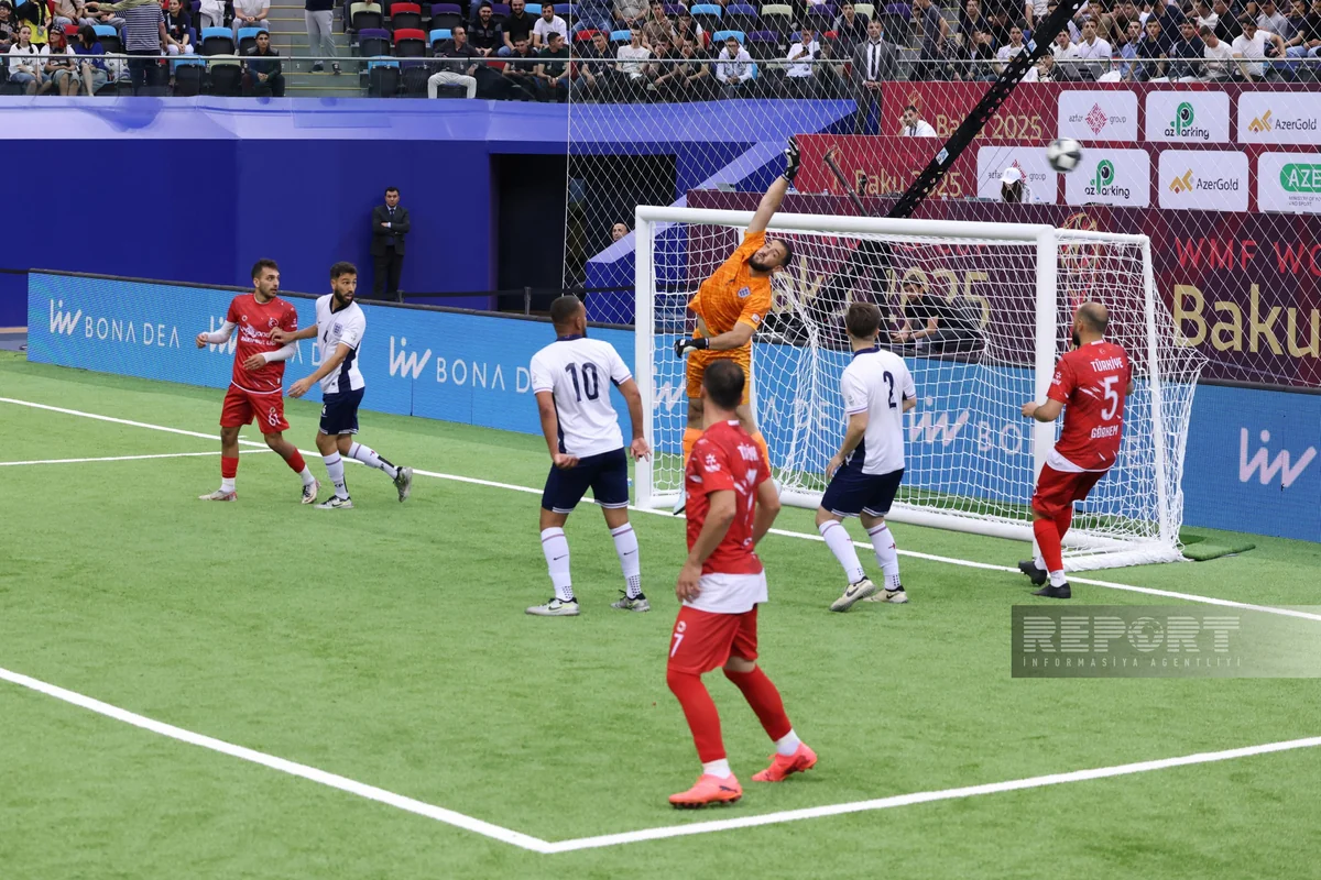Minifutbol üzrə dünya çempionatı: Türkiyə İngiltərəyə məğlub olub
