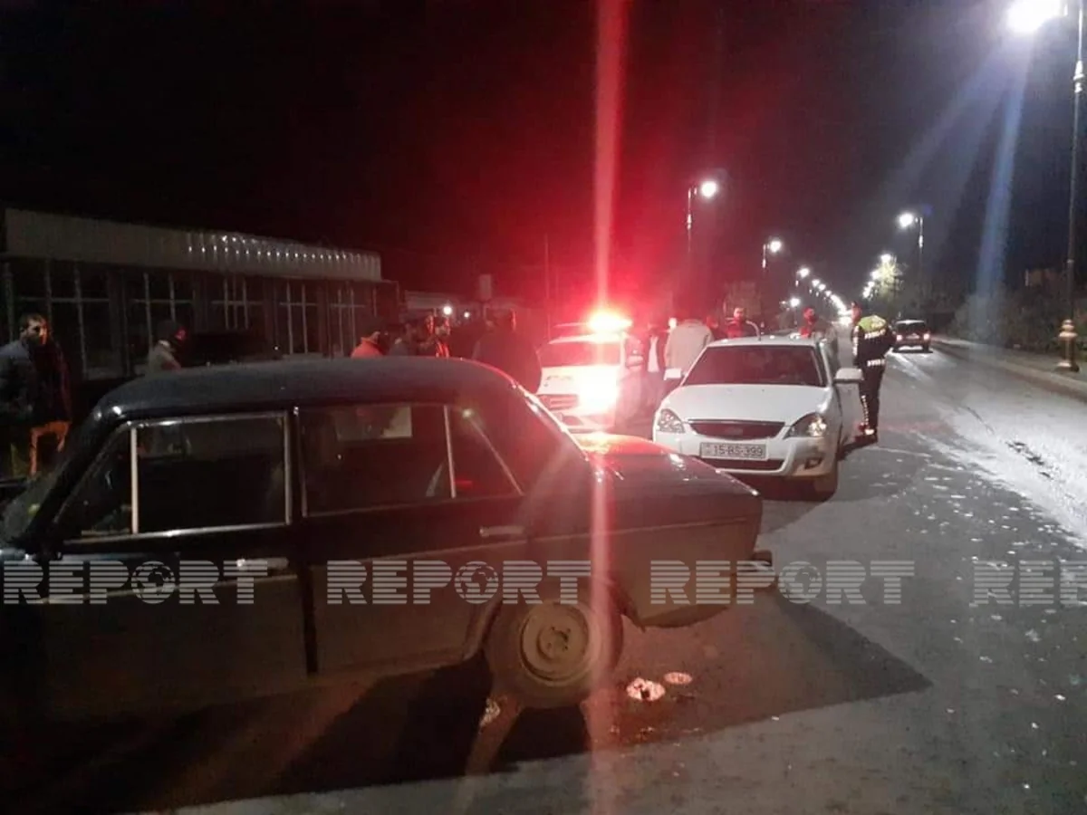 Cəlilabadda zəncirvari yol qəzası olub