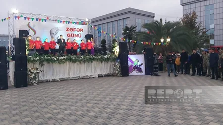 Lənkəranda Zəfər Gününə həsr olunan tədbirlər atəşfəşanlıqla yekunlaşıb