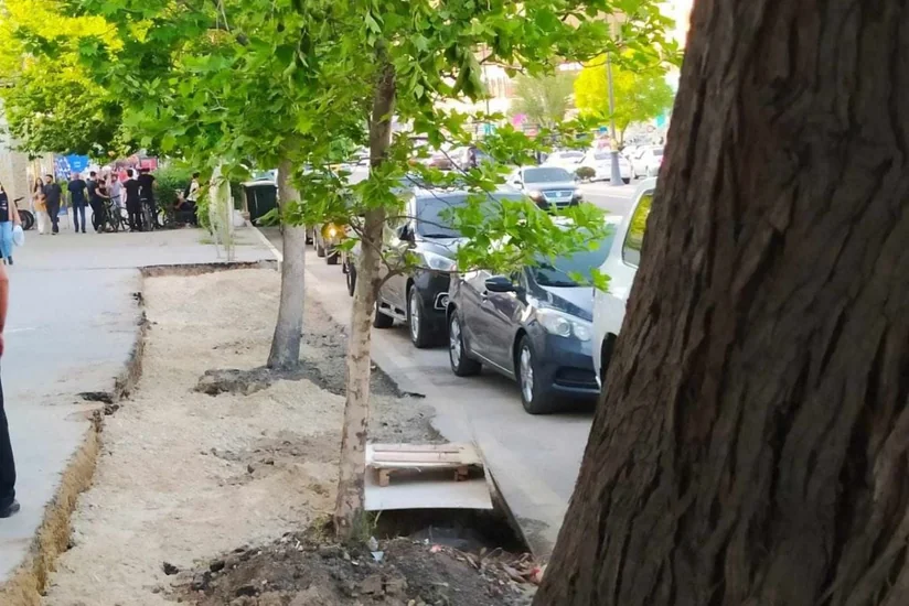 Yasamalda parklama yeri kimi istifadə edilən səki piyadaların istifadəsinə qaytarılıb – FOTO - VİDEO