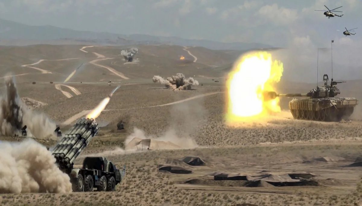 The troops of the Nakhchivan garrison conducted a Command and Staff Exercises - VIDEO