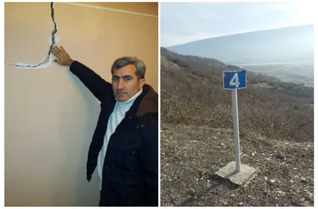 Zəlzələ bölgəsində sürüşmə faktı aşkarlanıb