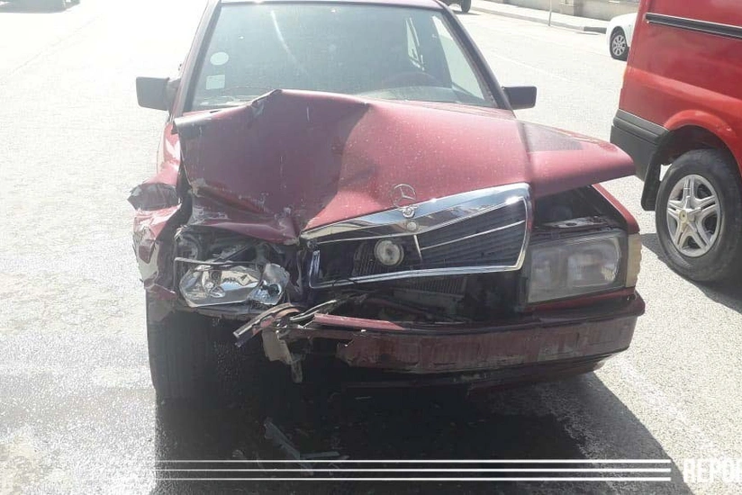 Kürdəmirdə zəncirvari qəza oldu, yaralılar var