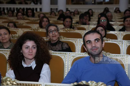 Mahnı və Rəqs Ansamblı Fikrət Əmirovun 100 illik yubileyi münasibətilə konsert proqramı ilə çıxış edib