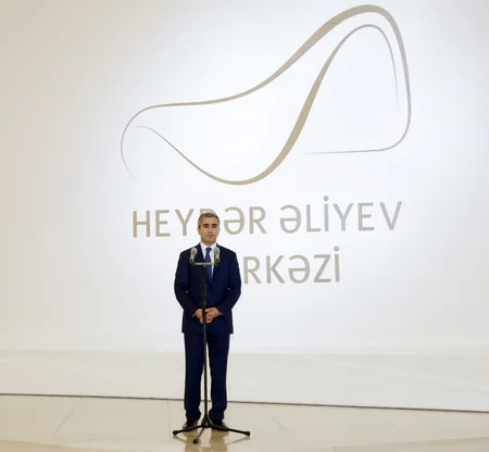 Vice-President of Heydar Aliyev Foundation Leyla Aliyeva viewed works by George Condo