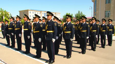 Naxçıvan Orta İxtisas Polis Məktəbində buraxılış mərasimi keçirilib