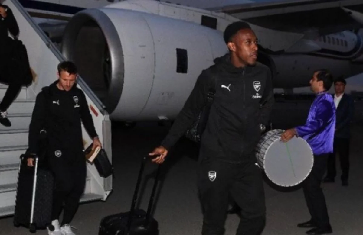 Arsenal futbol komandası Bakıya gəlib