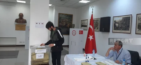 Türkiyənin Gəncədəki Baş Konsulluğundakı səsvermədə minə yaxın seçici iştirak edib
