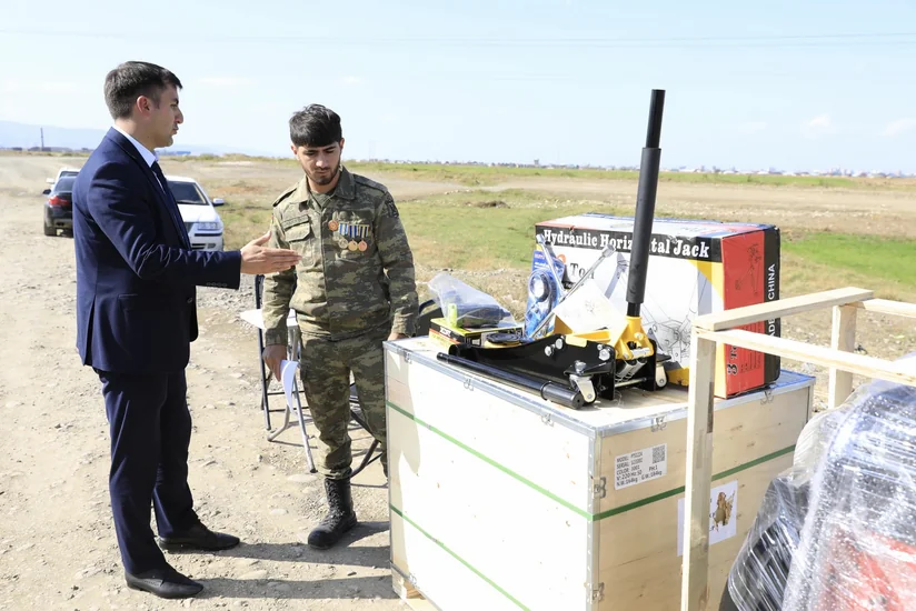 Göygöldə bir qrup Vətən müharibəsi veteranı üçün kiçik bizneslər yaradılıb