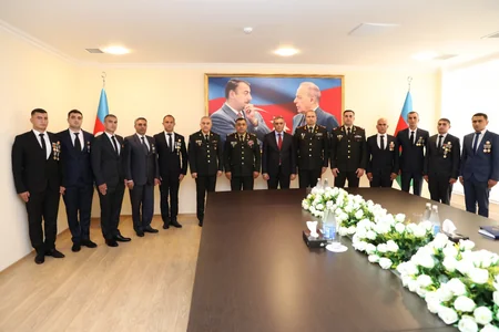 Doqquz Vətən müharibəsi iştirakçısı Dövlət Xidmətində həqiqi hərbi xidmətə qəbul olunub