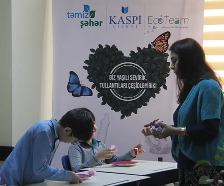 Kaspi liseyi Təmiz Şəhər ASC-in köməyi ilə 5 ağac xilas edib