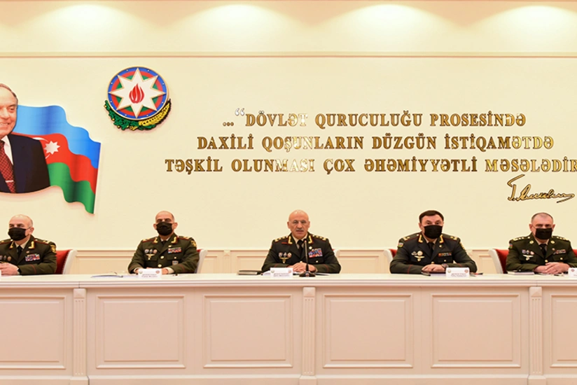 Daxili Qoşunların komandanı: Azad olunmuş ərazilərdə bütün tapşırıqlar icra edilib