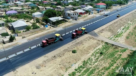 Tağıyev-Sumqayıt avtomobil yolunun genişləndirilməsi yekunlaşır
