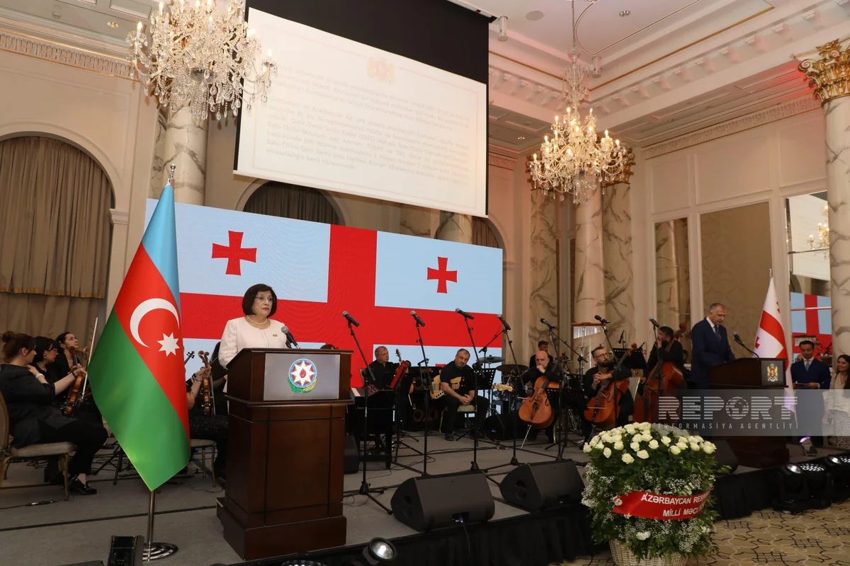 Sahibə Qafarova Gürcüstanın Müstəqillik Günü münasibəti ilə keçirilmiş tədbirdə çıxış edib – YENİLƏNİB