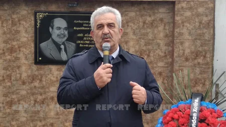 Lənkəranda Əməkdar artistin xatirə lövhəsi açılıb