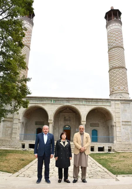 Parlament sədrlərinin Şuşa səfərindən - FOTOREPORTAJ