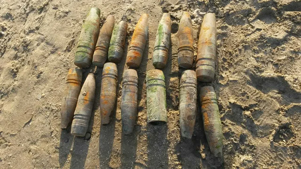 Sumqayıtda 14 top mərmisi tapılıb