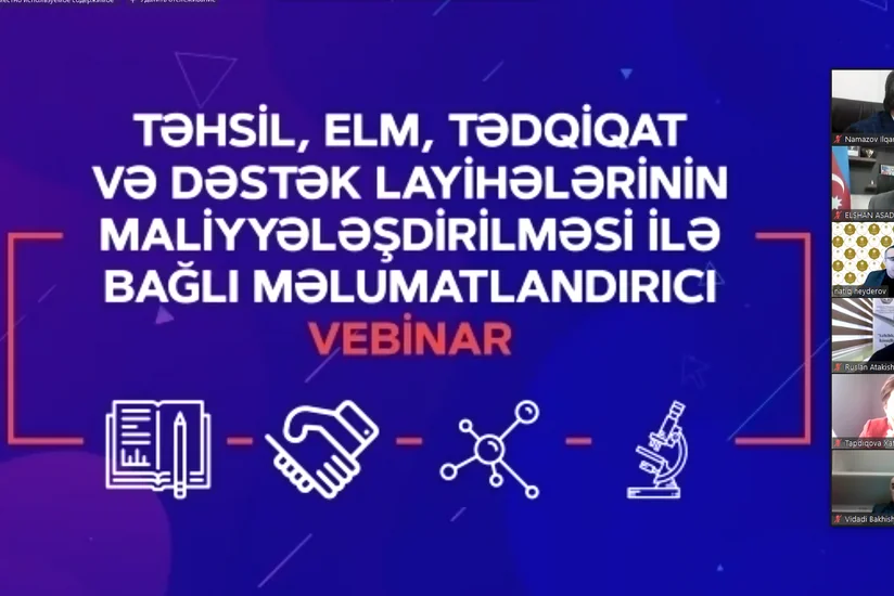 Təhsil, elm, tədqiqat və dəstək layihələrinin maliyyələşdirilməsi üçün sənəd qəbuluna başlanılıb