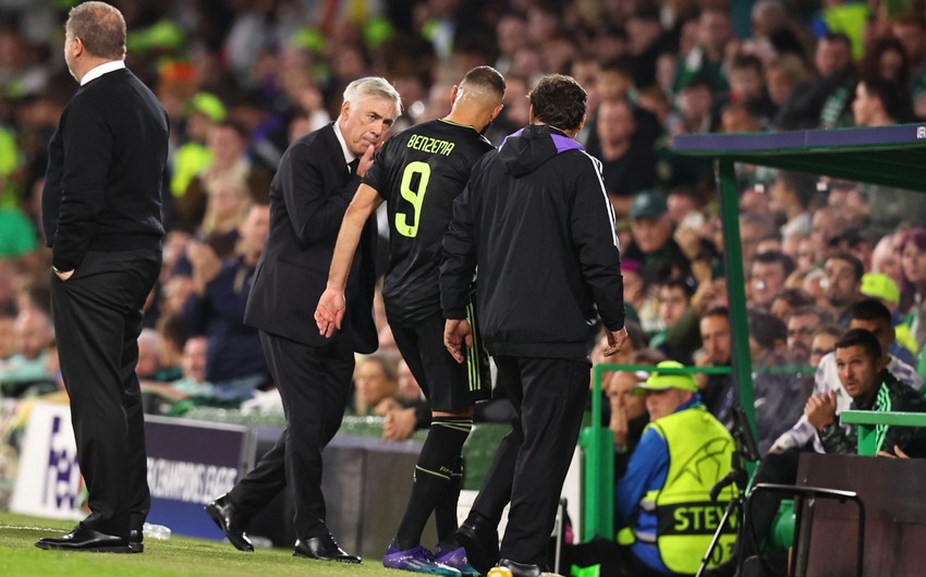 Kərim Benzema Seltiklə oyunda zədələnib