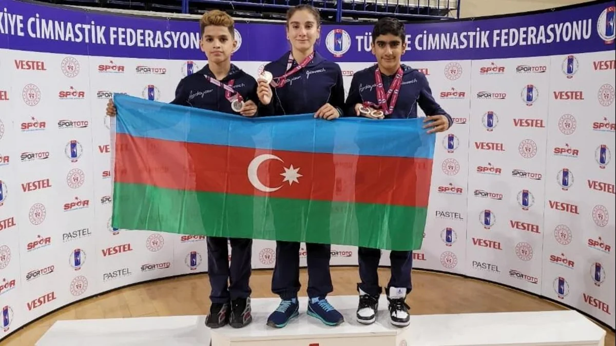 Azərbaycan gimnastları Türkiyədə 2 qızıl, 2 gümüş medal qazanıblar