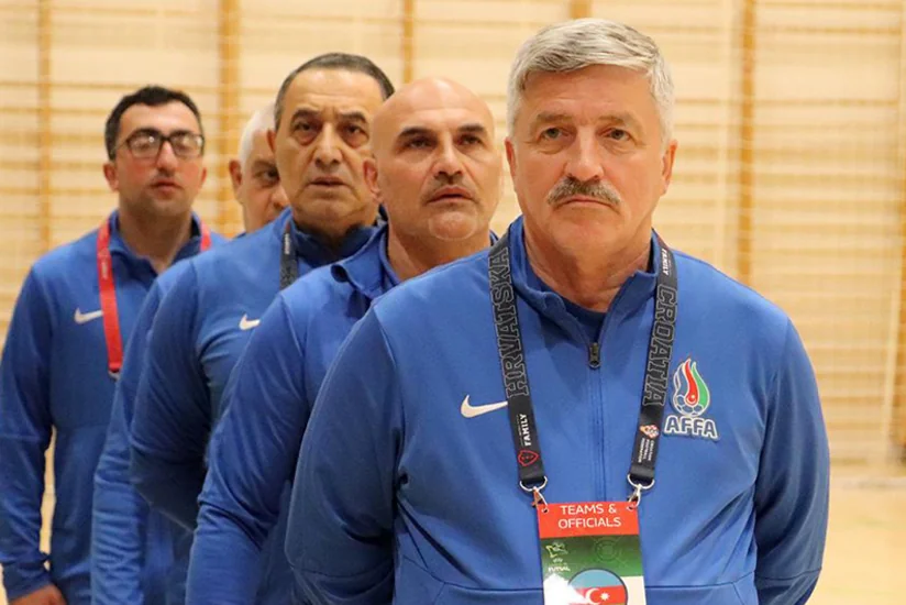 Azərbaycan millisinin baş məşqçisi: Rəqib kobud səhvlərimizdən maksimum faydalandı