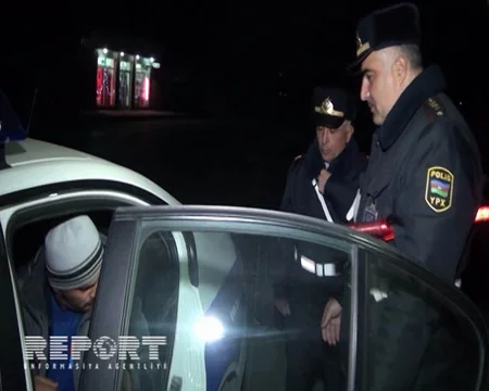 Astarada yol polisinin keçirdiyi reyd zamanı 50-ə qədər avtomobil saxlanılıb - FOTO