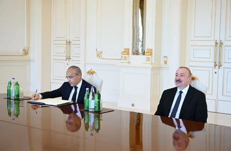 İlham Əliyev BƏƏ-nin iş adamlarını qəbul edib