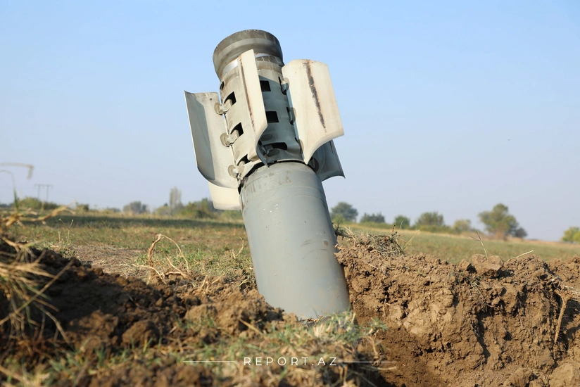 Smerch missile fired at Tartar hits village of Buruj