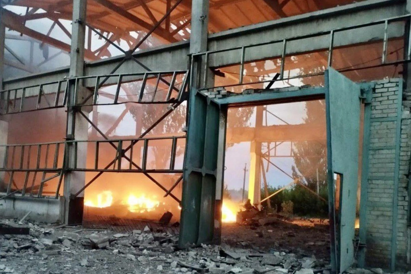 Ukraynanın Qorlovka şəhərində partlayış olub