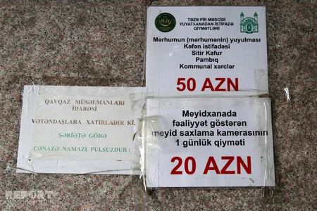 ​Azərbaycanda super qiymətə dəfn xərcləri - ARAŞDIRMA