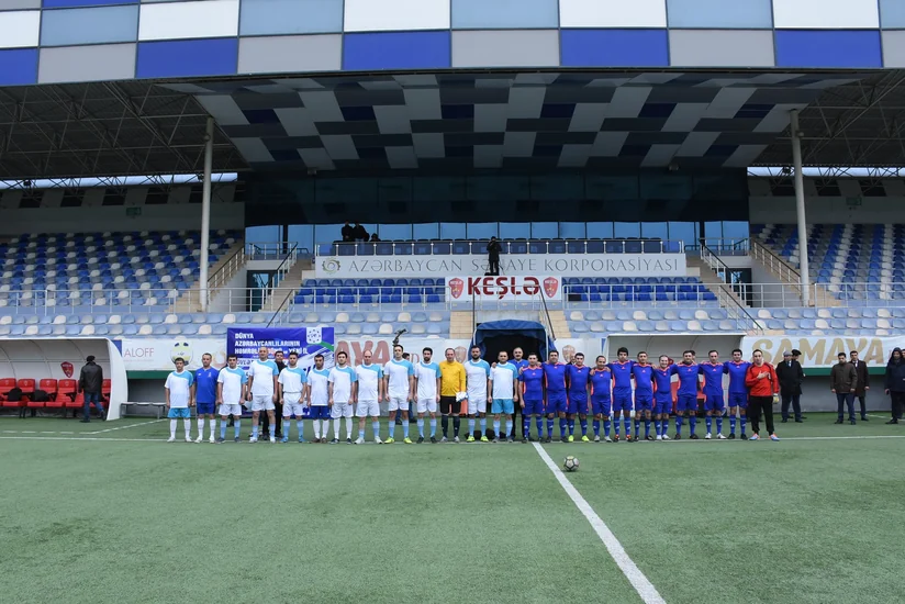 Dövlət qulluqçuları və jurnalistlər arasında futbol üzrə yoldaşlıq görüşü keçirilib