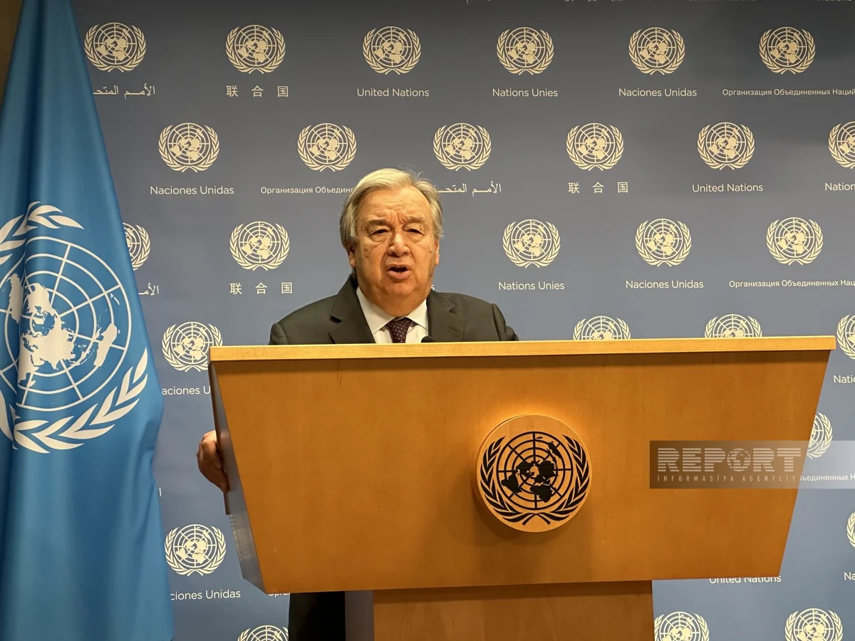 Quterreş: Yaxın Şərqdə gərginliyin qarşısının alınması üçün bölgə liderləri ilə əlaqə saxlayırıq
