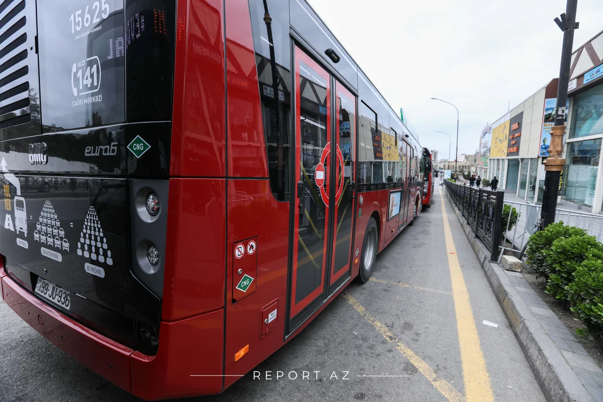 BNA: 117 avtobusun hərəkət intervalında gecikmə var
