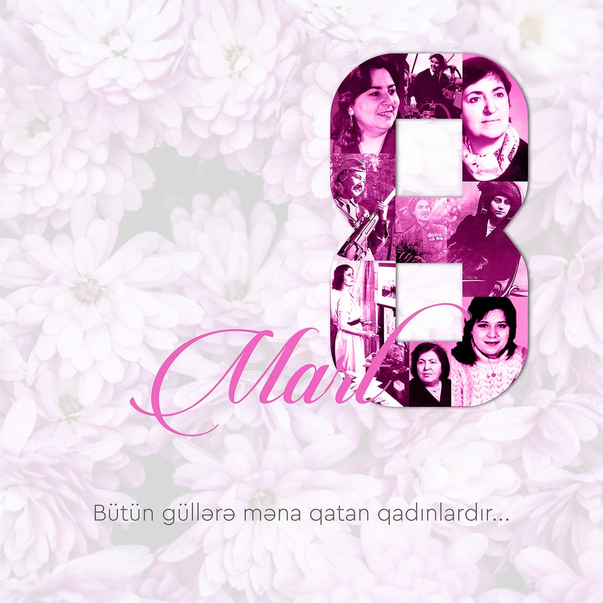 Bu gün 8 Mart - Beynəlxalq Qadınlar Günüdür