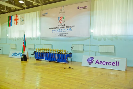 При поддержке Azercell прошли IV Детские паралимпийские игры