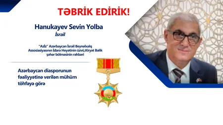 “Azİz” İsrail-Azərbaycan Beynəlxalq Assosiasiyasının qurultayı keçirilib, yeni prezident seçilib