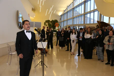 Heydər Əliyev Mərkəzində “Görünməyənin cizgiləri” sərgisi açılıb