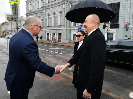 İlham Əliyev TASS agentliyində Rusiyanın aparıcı KİV-lərinin rəhbərləri ilə görüşüb